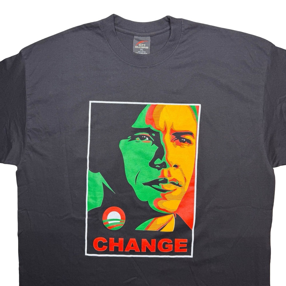 2000s President Barack Obama Change shirt